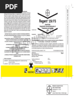 Ficha Técnica - Regent® 4 SC | PDF | Agricultura | Naturaleza