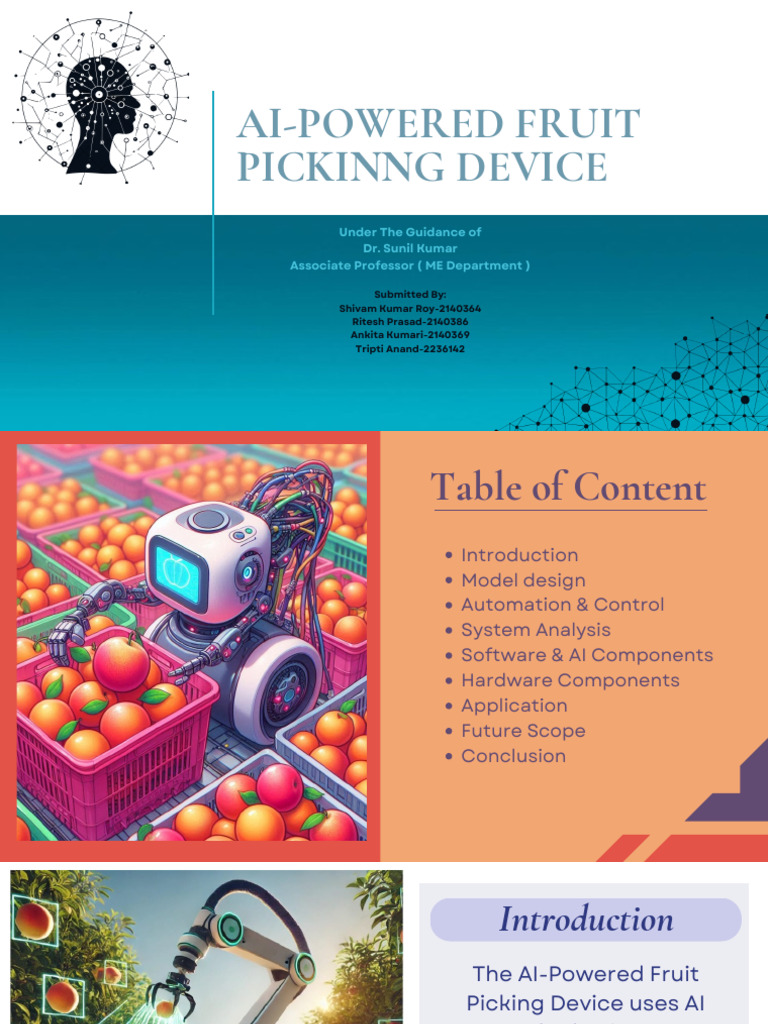 AI Fruit Picking Device Overview | PDF | Artificial Intelligence ...