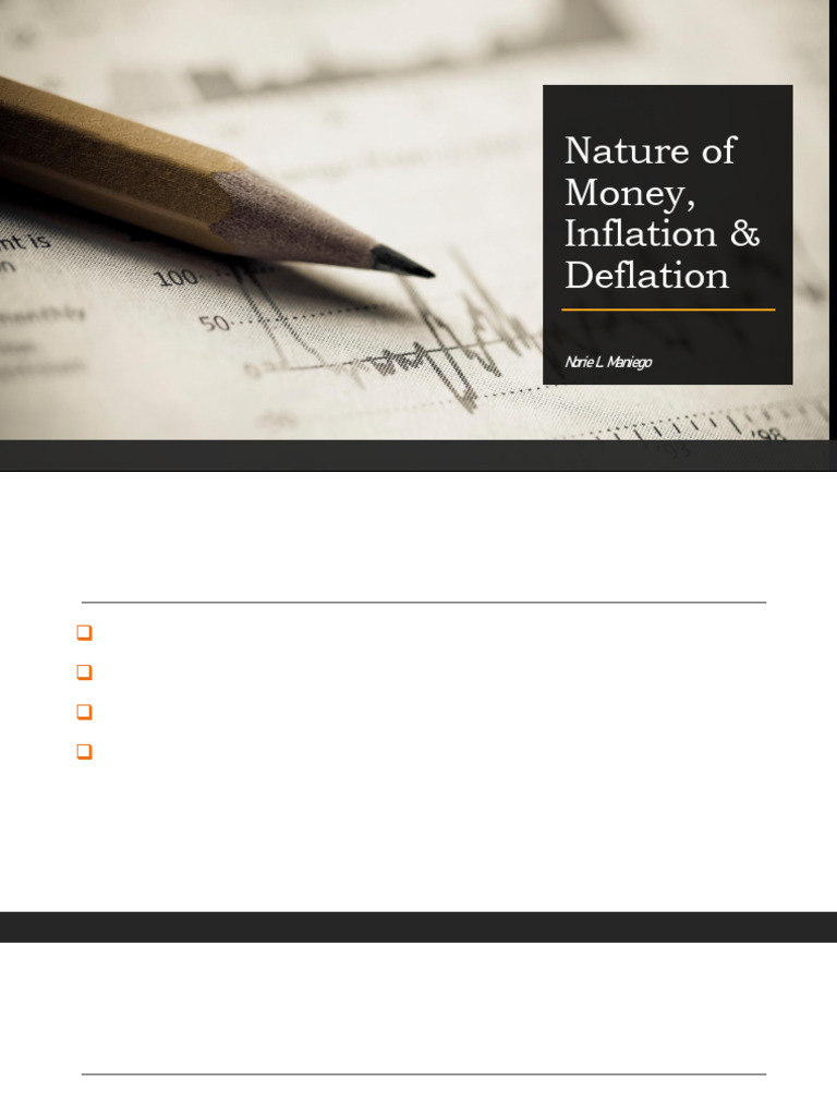 7nature of Money, Inflation and Deflation | PDF | Cost Of Living ...