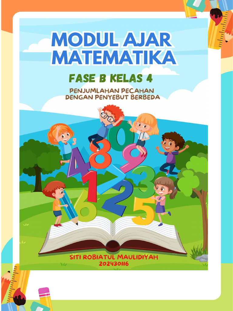 Modul Ajar Matematika Kelas 4 SD | PDF