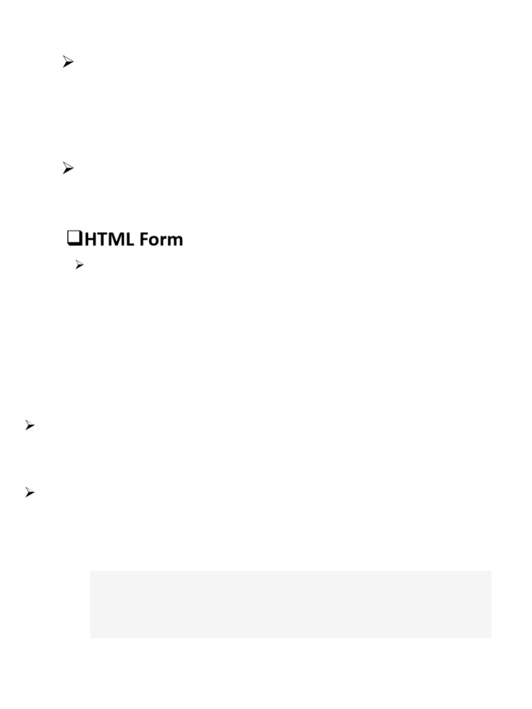 Web Tech-3rd - Cse - Unit - III - FORM | PDF | Html Element | Html
