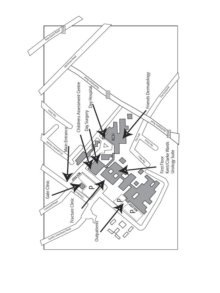Kent & Canterbury Hospital Map