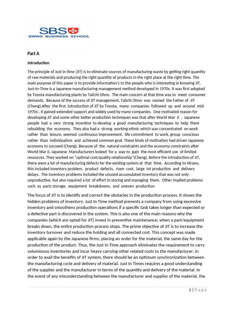 Operations Management | PDF | Lean Manufacturing | Inventory