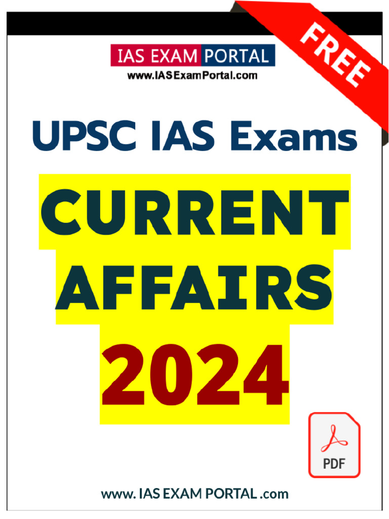 UPSC 2024 Current Affairs Guide | PDF