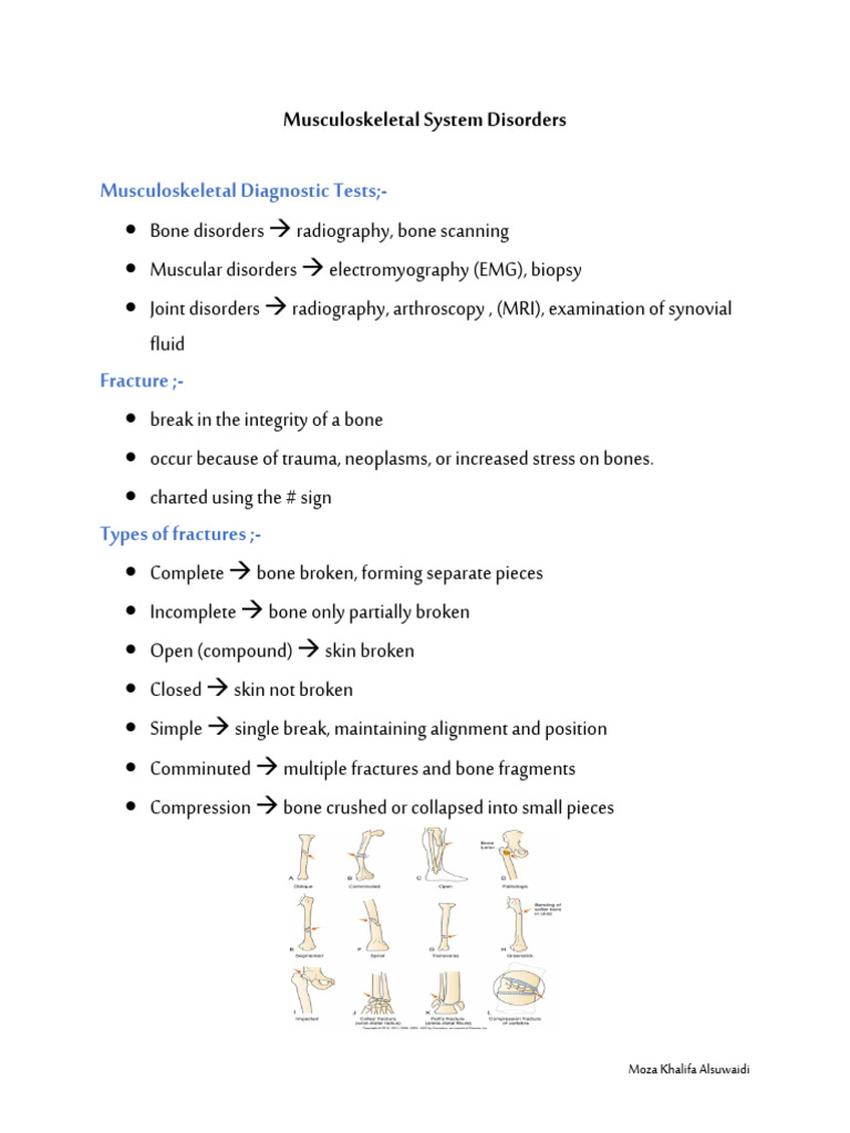 Musculoskeletal Disorders and Treatments | PDF | Bone | Gout