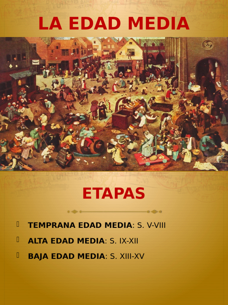 Historia y Avances de la Edad Media | PDF | Edades medias | imperio Romano
