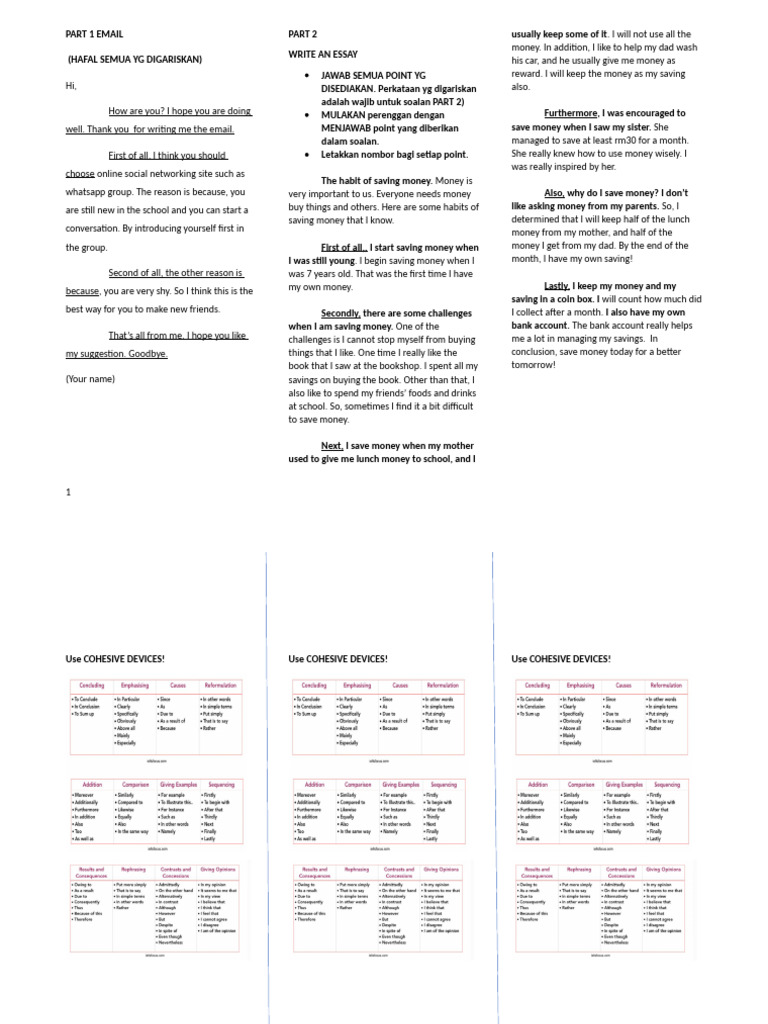 Paper 2 Sample of Answer | PDF