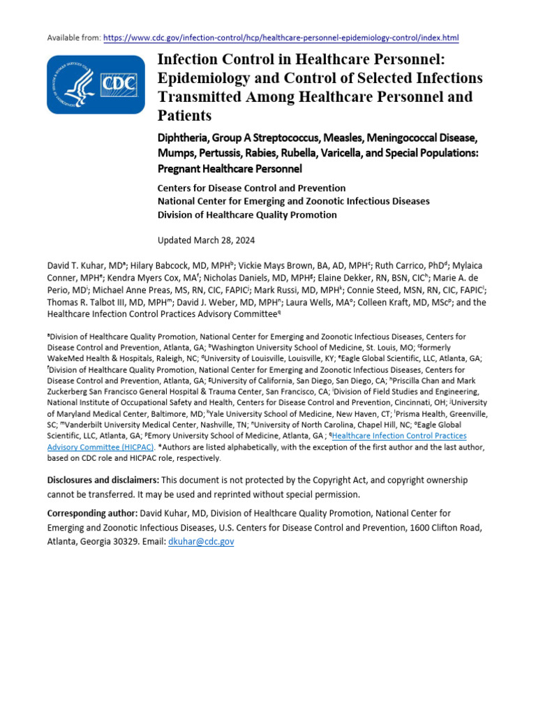 Guideline IC HCP H | PDF | Infection | Immunodeficiency