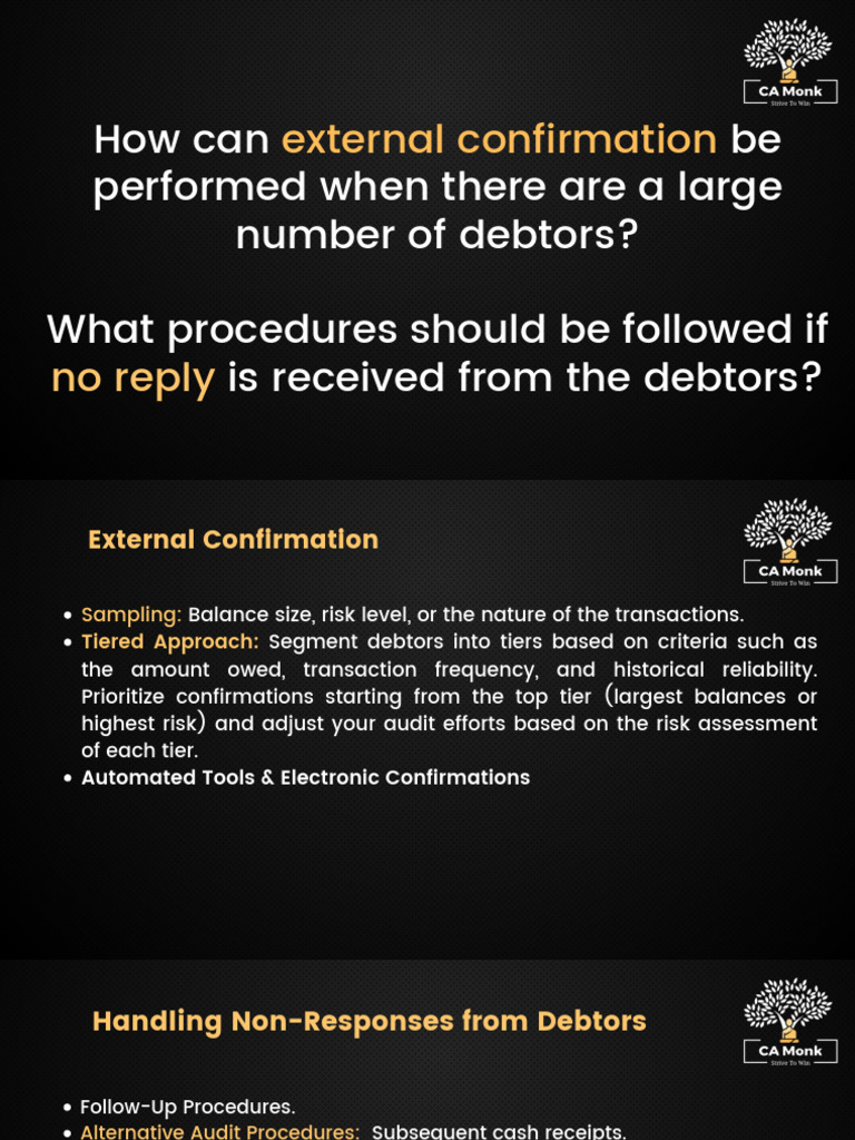 Balance Confirmation | PDF
