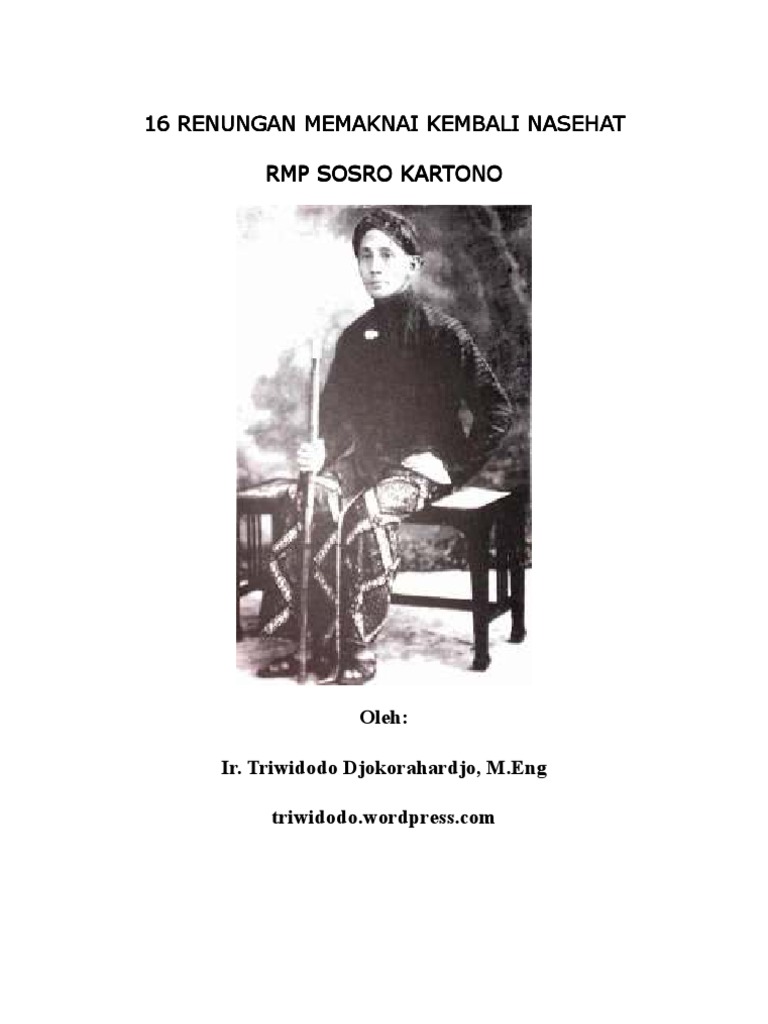 16 Nasehat RMP Sosrokartono