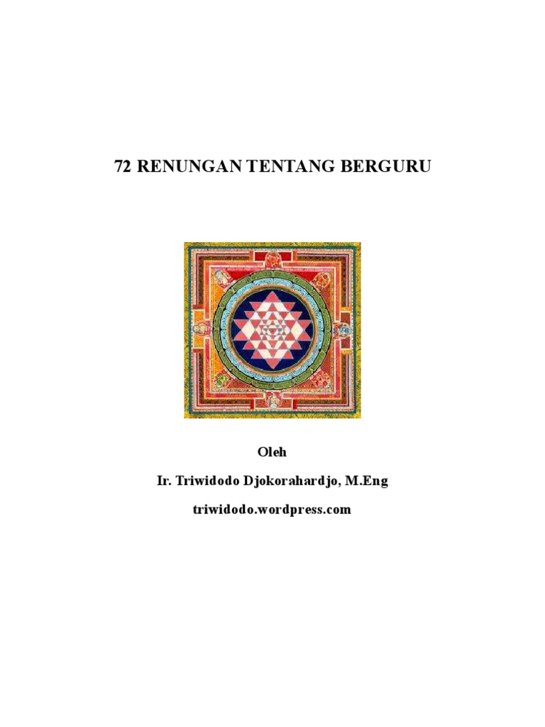 72 Renungan Tentang Berguru