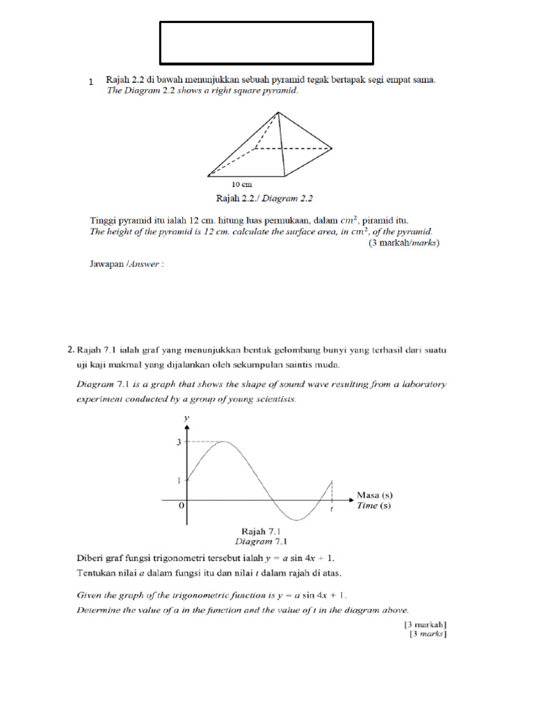 Bahan Percubaan Spm 2023 Pdf