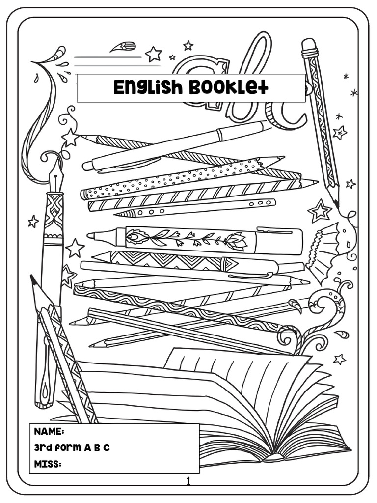 Booklet 3rd Year Poli 2024 | PDF | Grammar | Linguistics