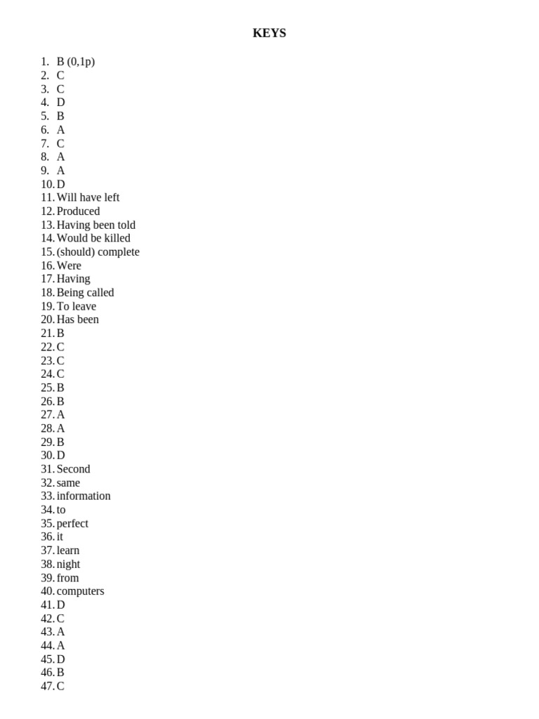 English Practice 2 Guidelines | PDF