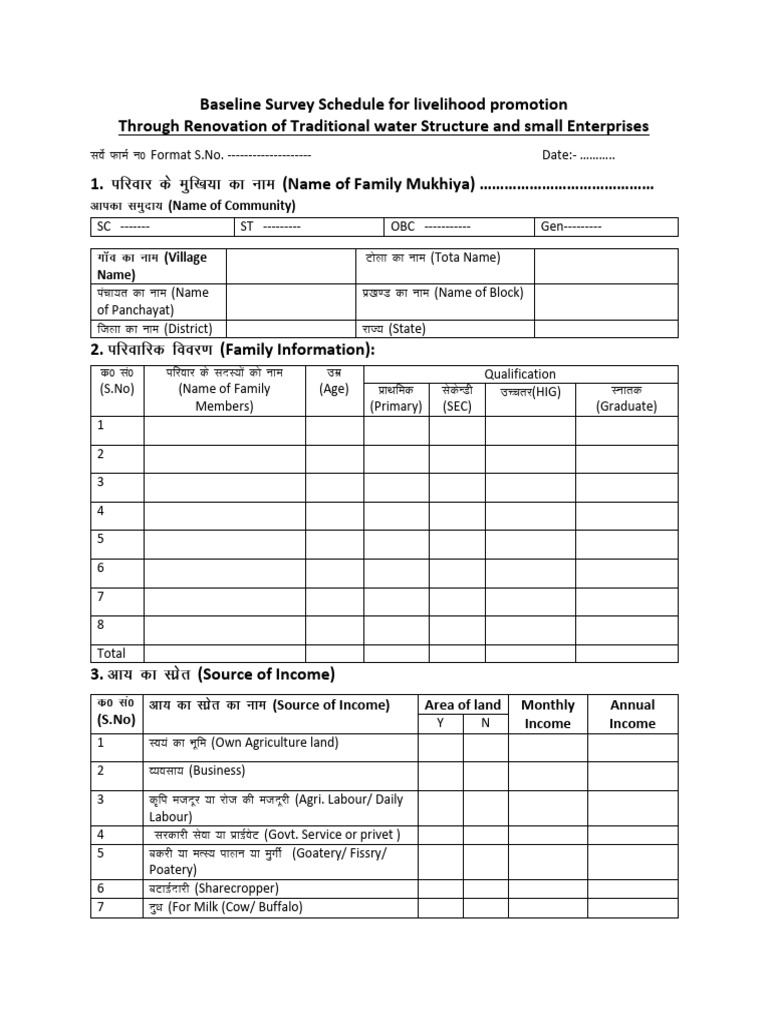 baseline-survey-schedule-for-livelihood-promotion-san-2-pdf-mammals