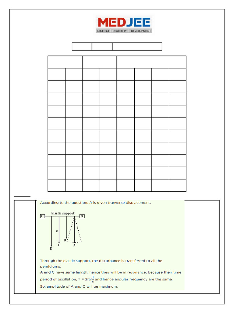 Xi DT-101 Neet Key & Hints | PDF