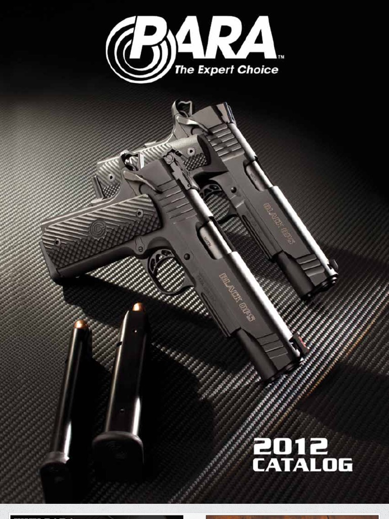 PARA USA Catalog 2012 | PDF | Handgun | Cartridge (Firearms)