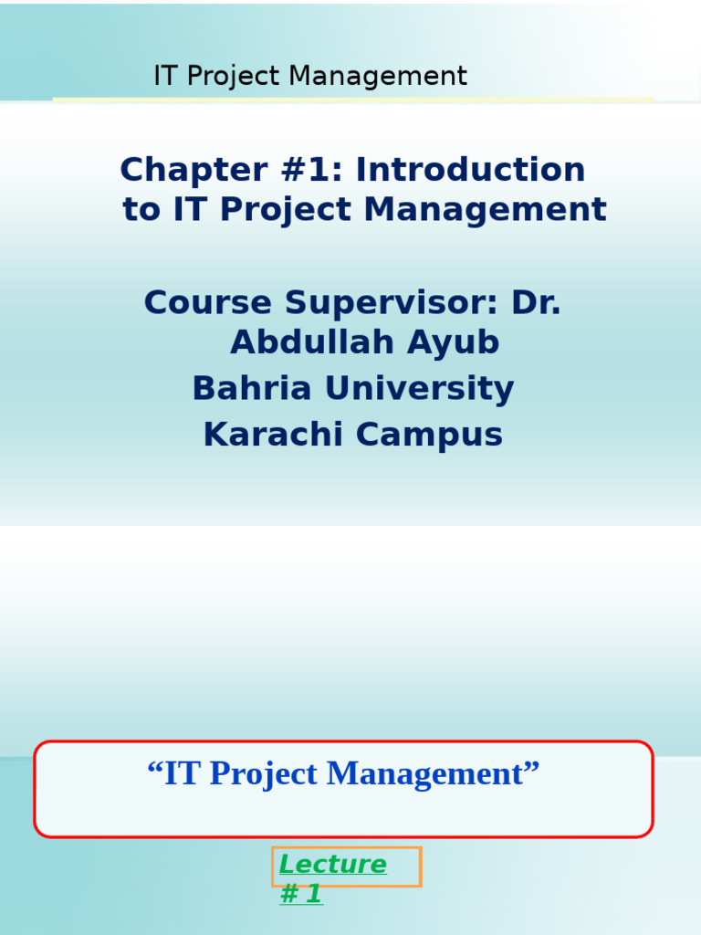 Chapter 1 18092024 114531am | PDF | Project Management | Business