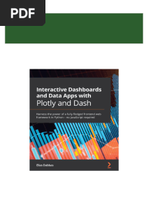 Interactive Dashboards and Data Apps with Plotly and Dash 1st Elias Dabbas Elias Dabbas download pdf