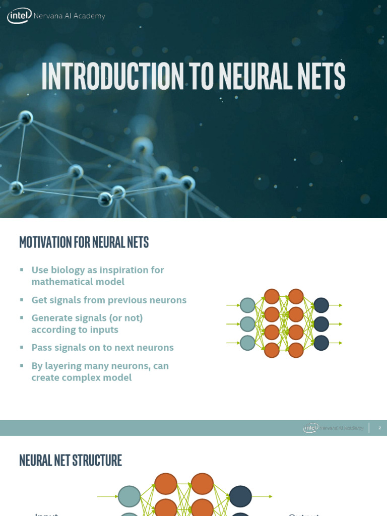 Week2_Intro to Neural Nets | PDF | Artificial Neural Network | Algebra