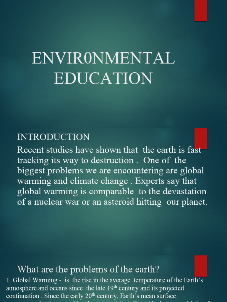 CWTS Envir0nmental Education | PDF | Climate Change | Greenhouse Gas