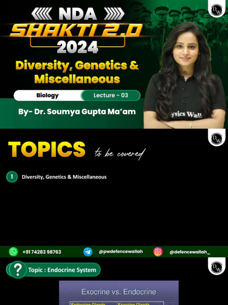 Biology 03 - Class Notes | PDF