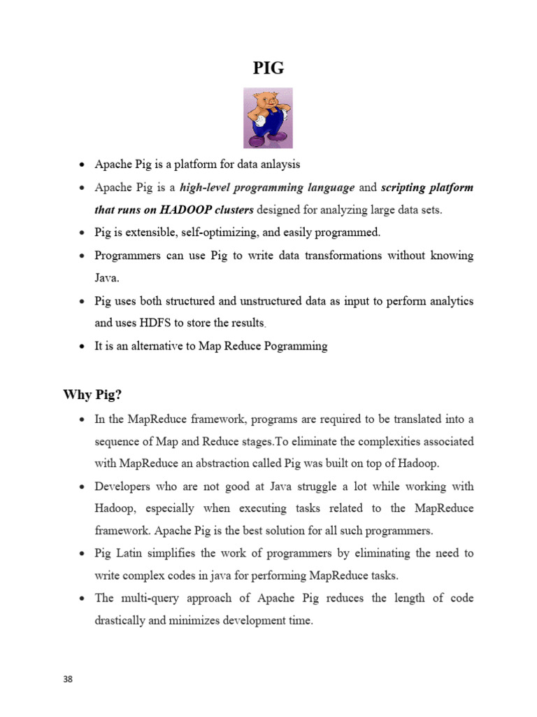 Pig pdf apache hadoop map reduce