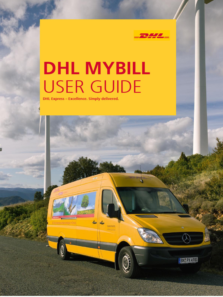 DHL MyBill User Guide Overview | PDF | Qr Code | Invoice