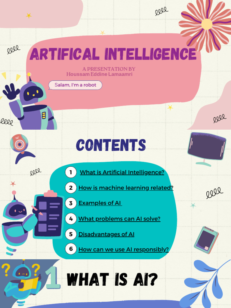 AI presentation | PDF | Artificial Intelligence | Intelligence (AI ...