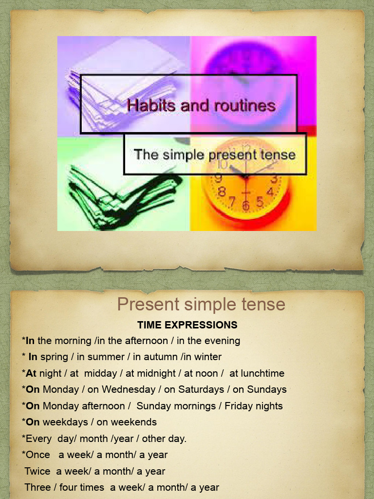 Present Simple Tense Guide | PDF | Verb | Language Mechanics