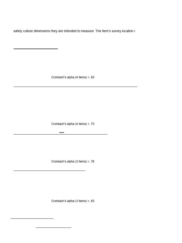 Hospital Survey Items and Dimensions | PDF | Patient Safety | Patient