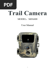 Camera MiNi600 User Manual