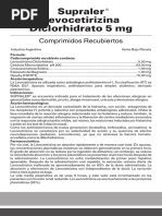 Bocetix: Uso y Beneficios de Levocetirizina | PDF | Alergia ...