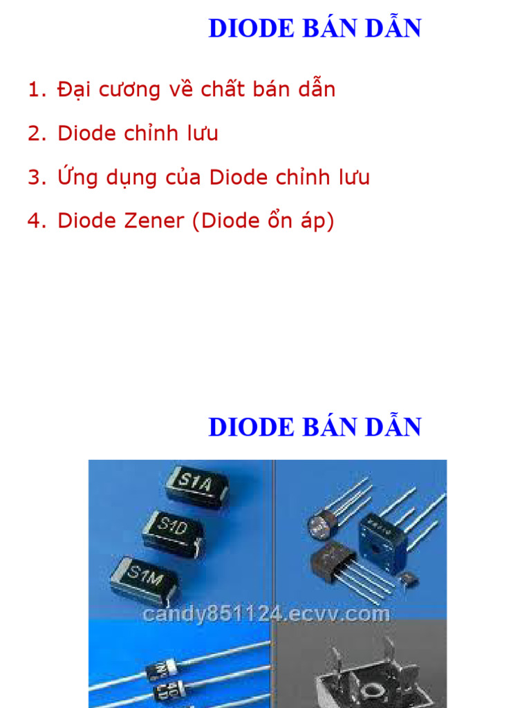 Bai 1 - Diode Ban Dan-Ktdt-2023 | PDF