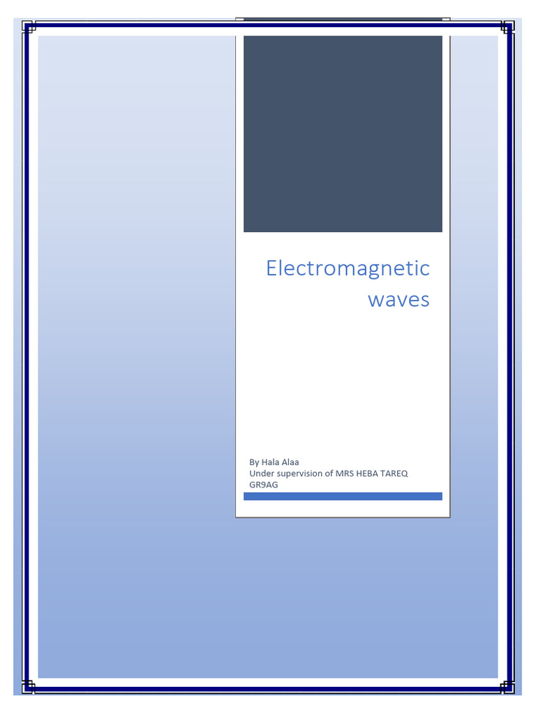 PHYSICS PROJECT 1 | PDF | Microwave | Radio