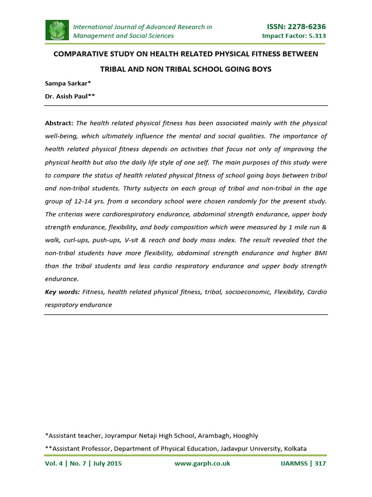 2 | PDF | Physical Fitness | Body Mass Index