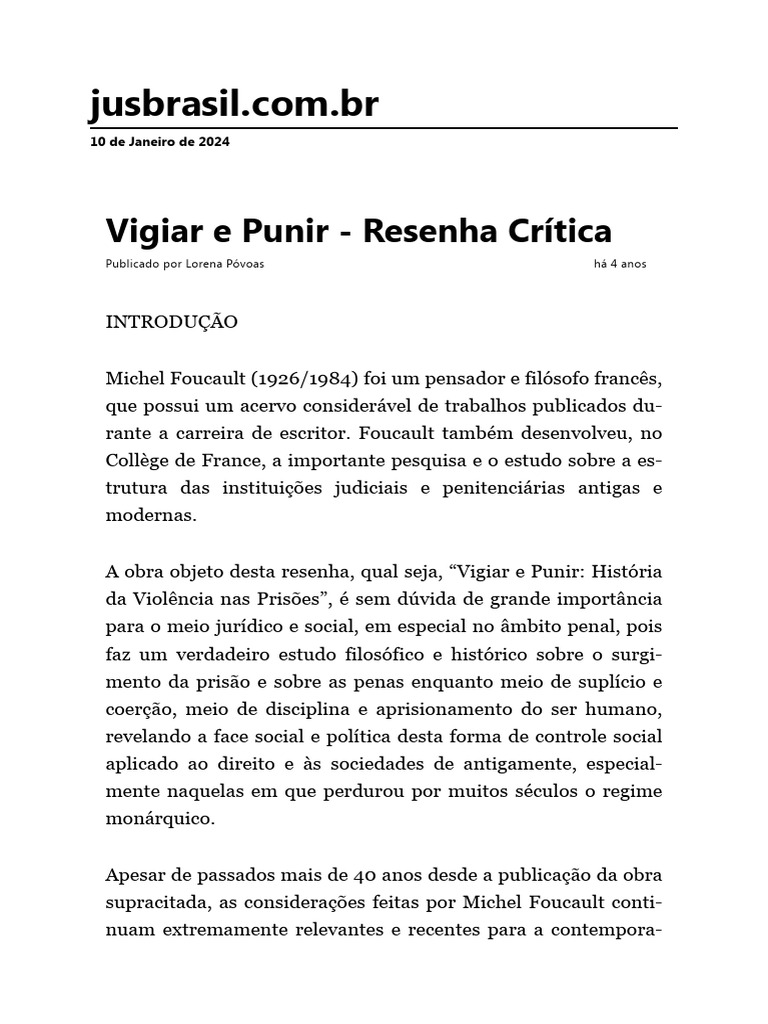Resenha de 