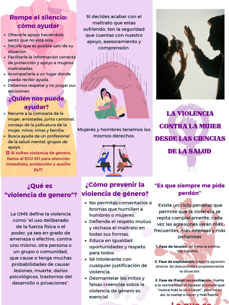 Apoyo y prevención contra la violencia de género | PDF | La violencia ...