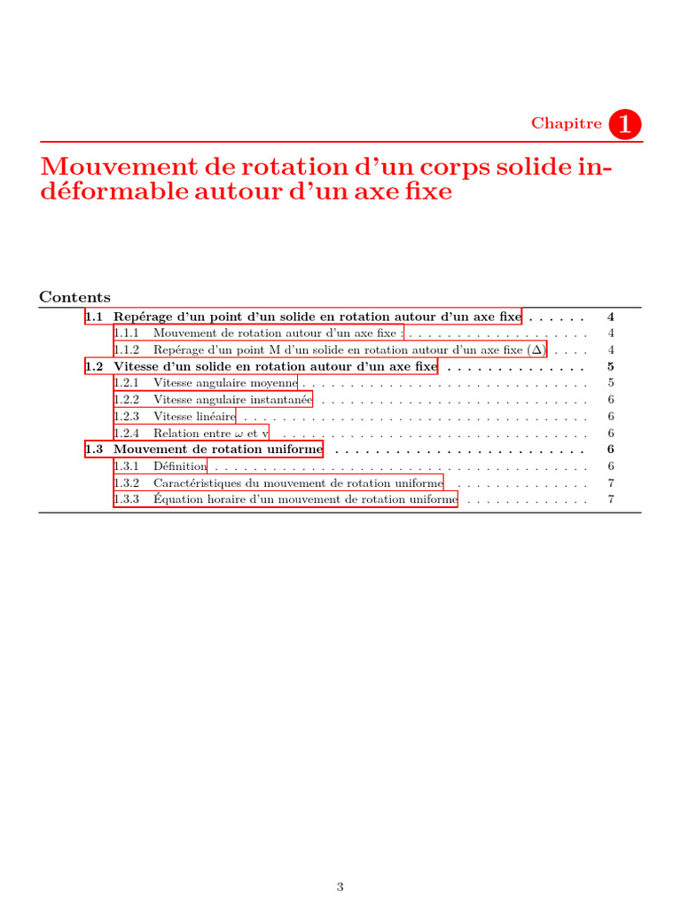Rotation d'un corps solide autour d'un axe | PDF | Mouvement de ...