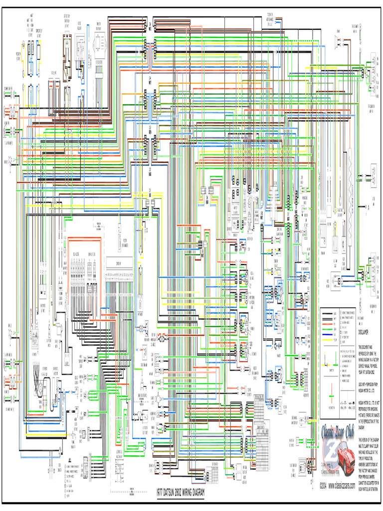 Datsun 280z Wiring Diagram | PDF