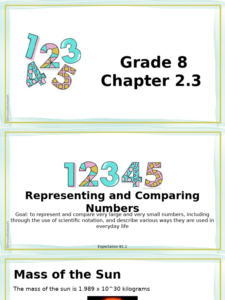 Number+Sense+Lesson+2.3+Scientific+Notation | PDF | Exponentiation ...