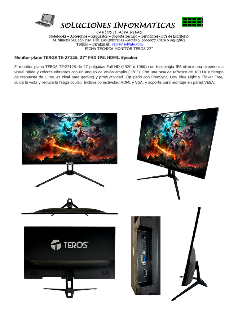 Monitor TEROS 27