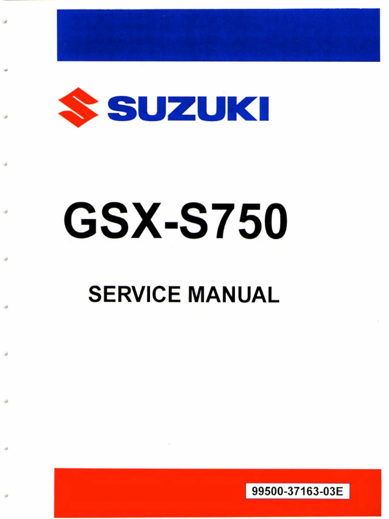 Manual de Servicio GSX-S750 | PDF