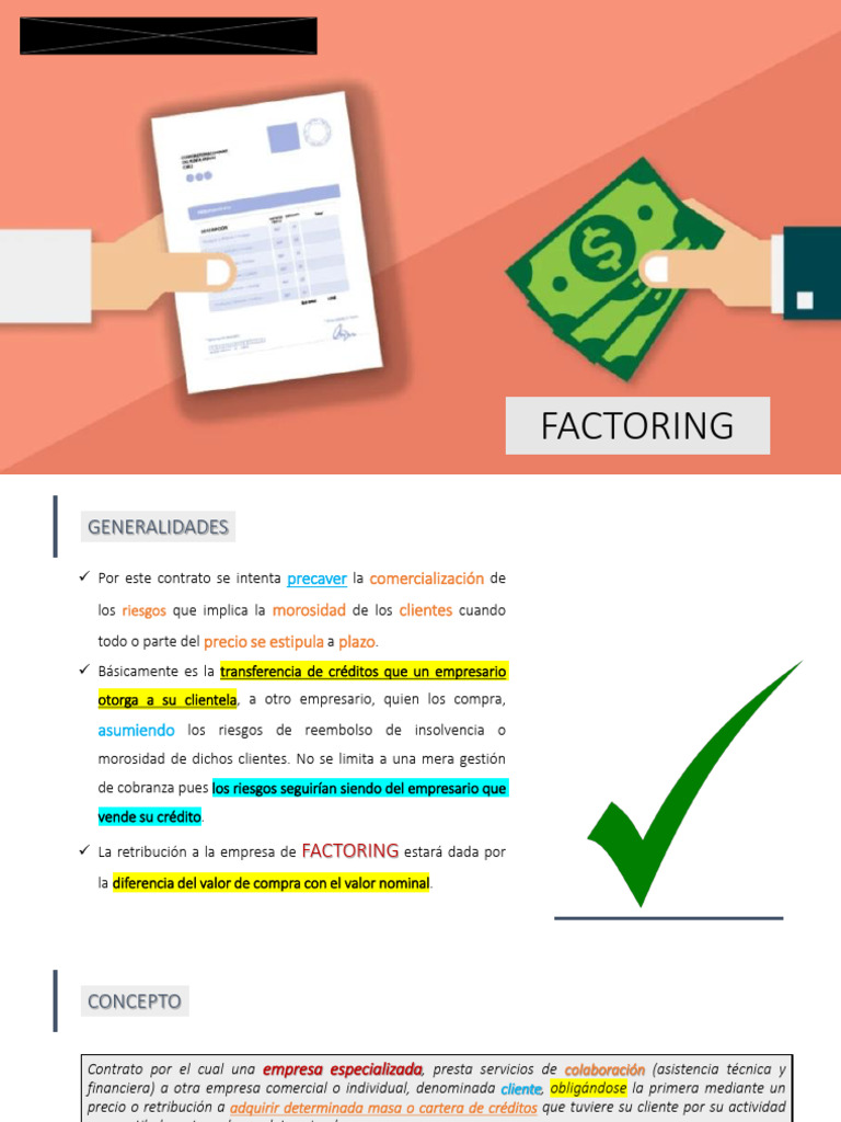 Guía Completa sobre Factoring Empresarial | PDF | Factoring (Finanzas ...