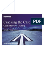 Delloitte - Cracking the Case Interview