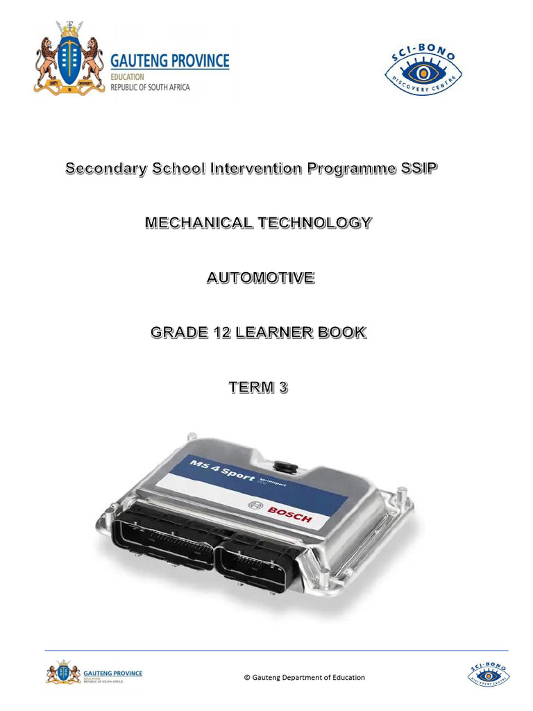 Automotive Book Automotive Learner SSIP 2.2 - SEPTEMBER 2024 FINALE ...