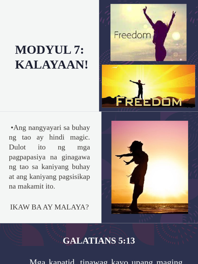 Modyul 7 Kalayaan Pdf