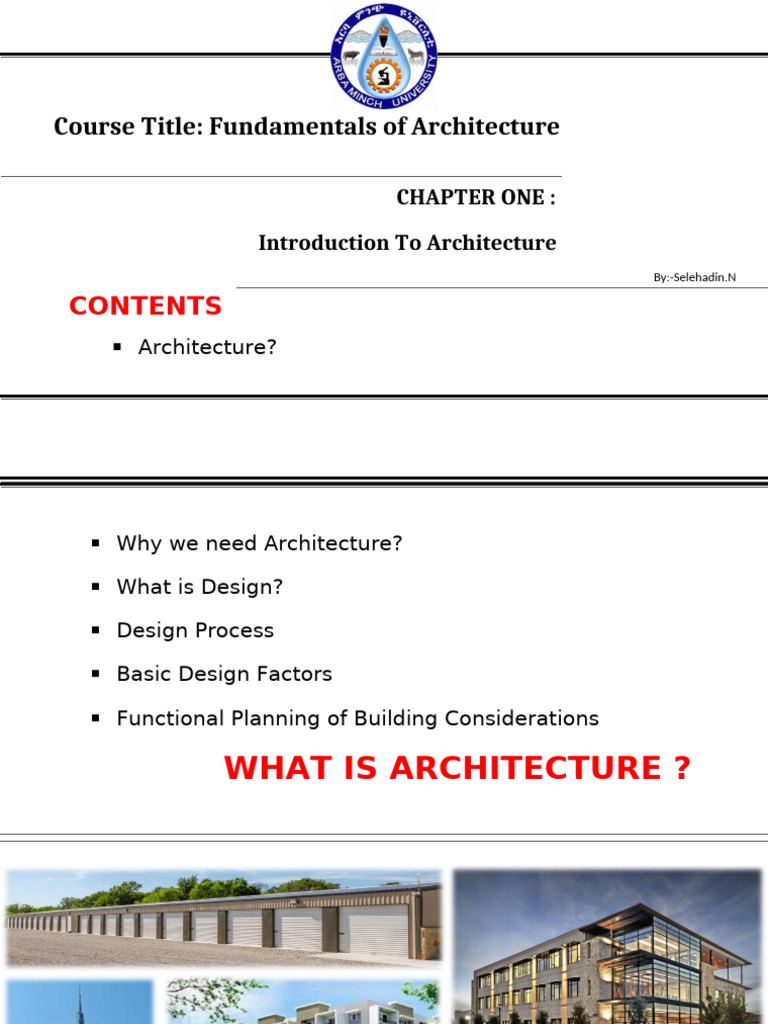 Fundamentals of Architecture Guide | PDF | Design | Creativity