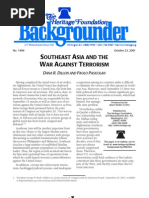 Dana R. Dillon and Paolo Pasicolan - Southeast Asia and The War Against Terrorism