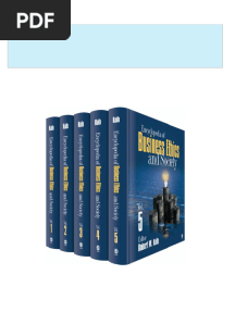 Encyclopedia of Business Ethics and Society 1st Edition Robert W. Kolb All Chapters Instant Download